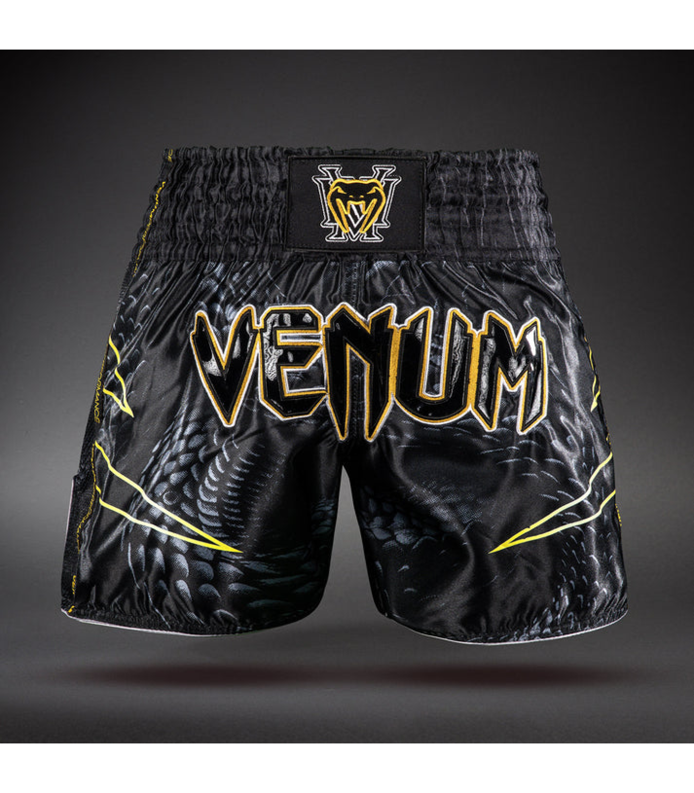 Муай Тай Шорти - Venum Matupa Muay Thai Shorts - Black/Grey/Gold​